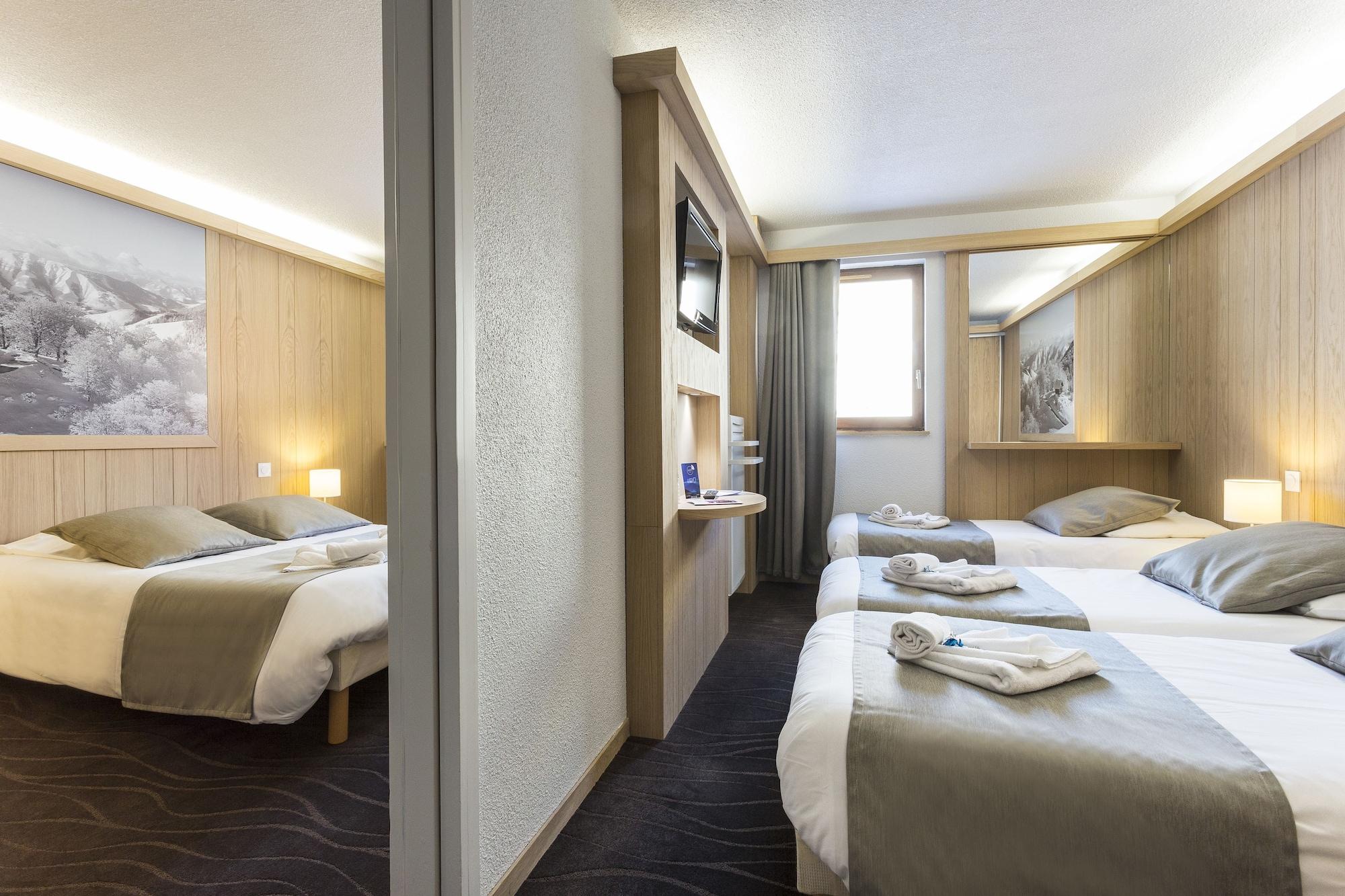 Hotel Club Mmv Les Bergers **** Alpe d'Huez Exterior foto