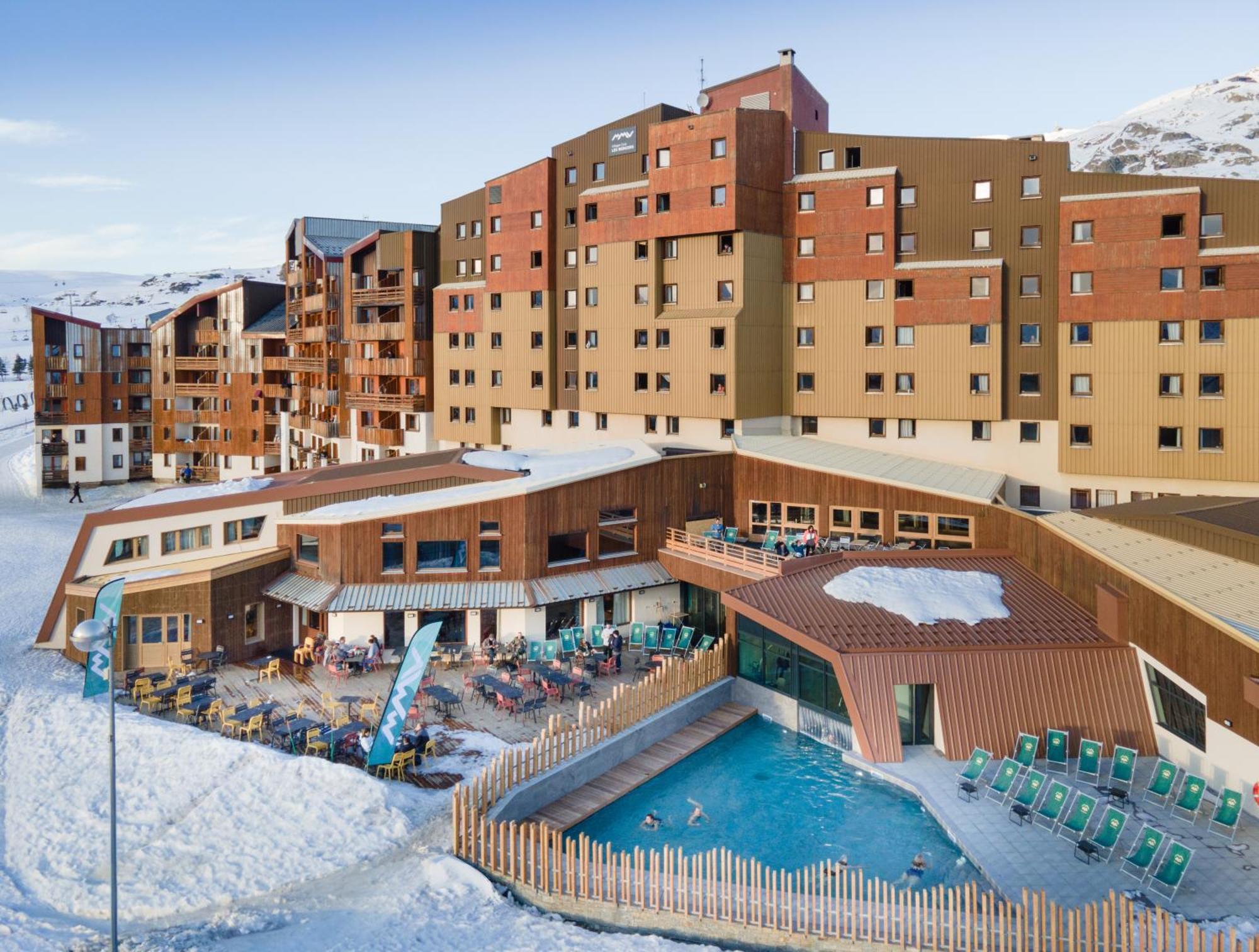 Hotel Club Mmv Les Bergers **** Alpe d'Huez Exterior foto