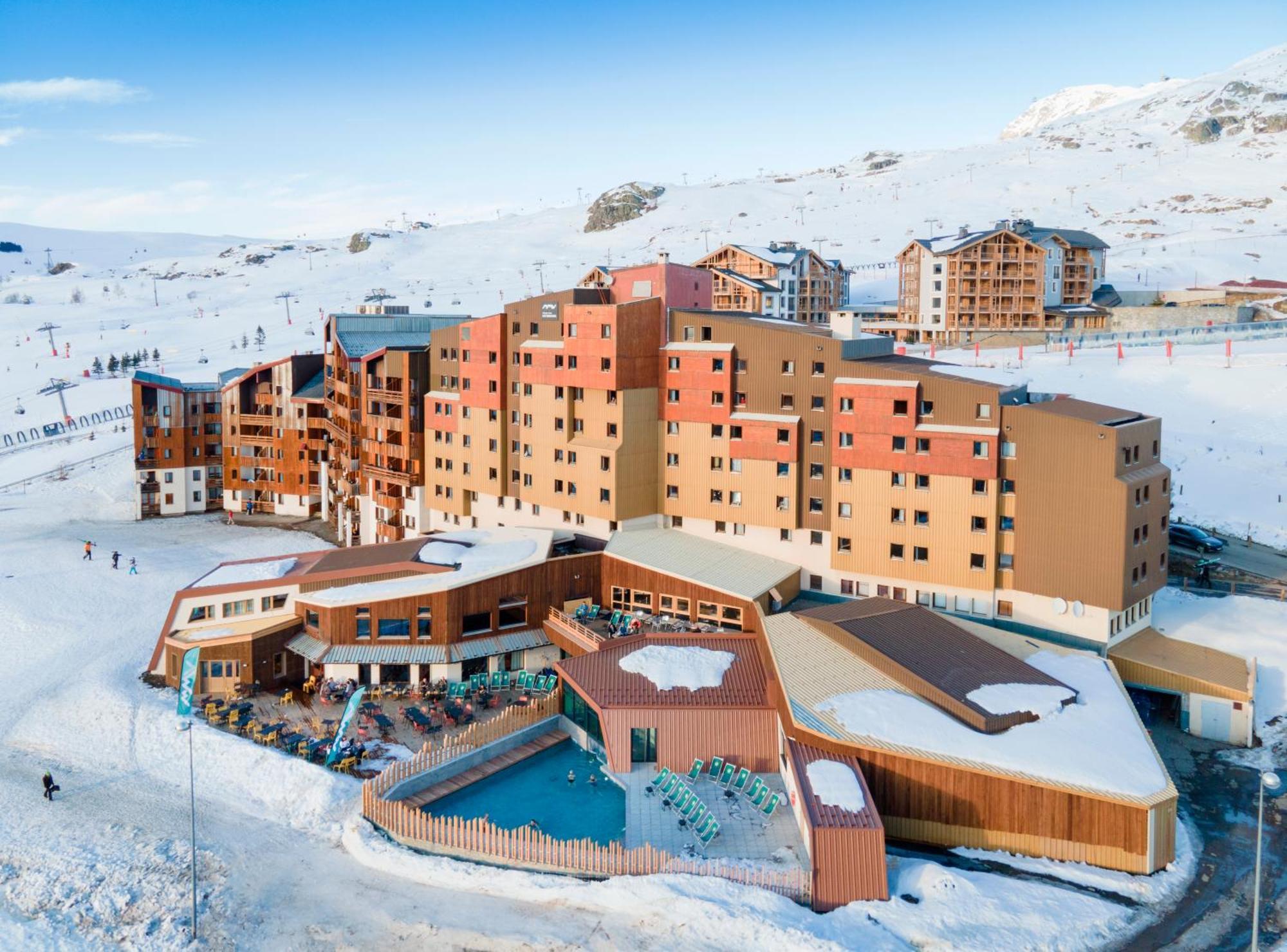 Hotel Club Mmv Les Bergers **** Alpe d'Huez Exterior foto