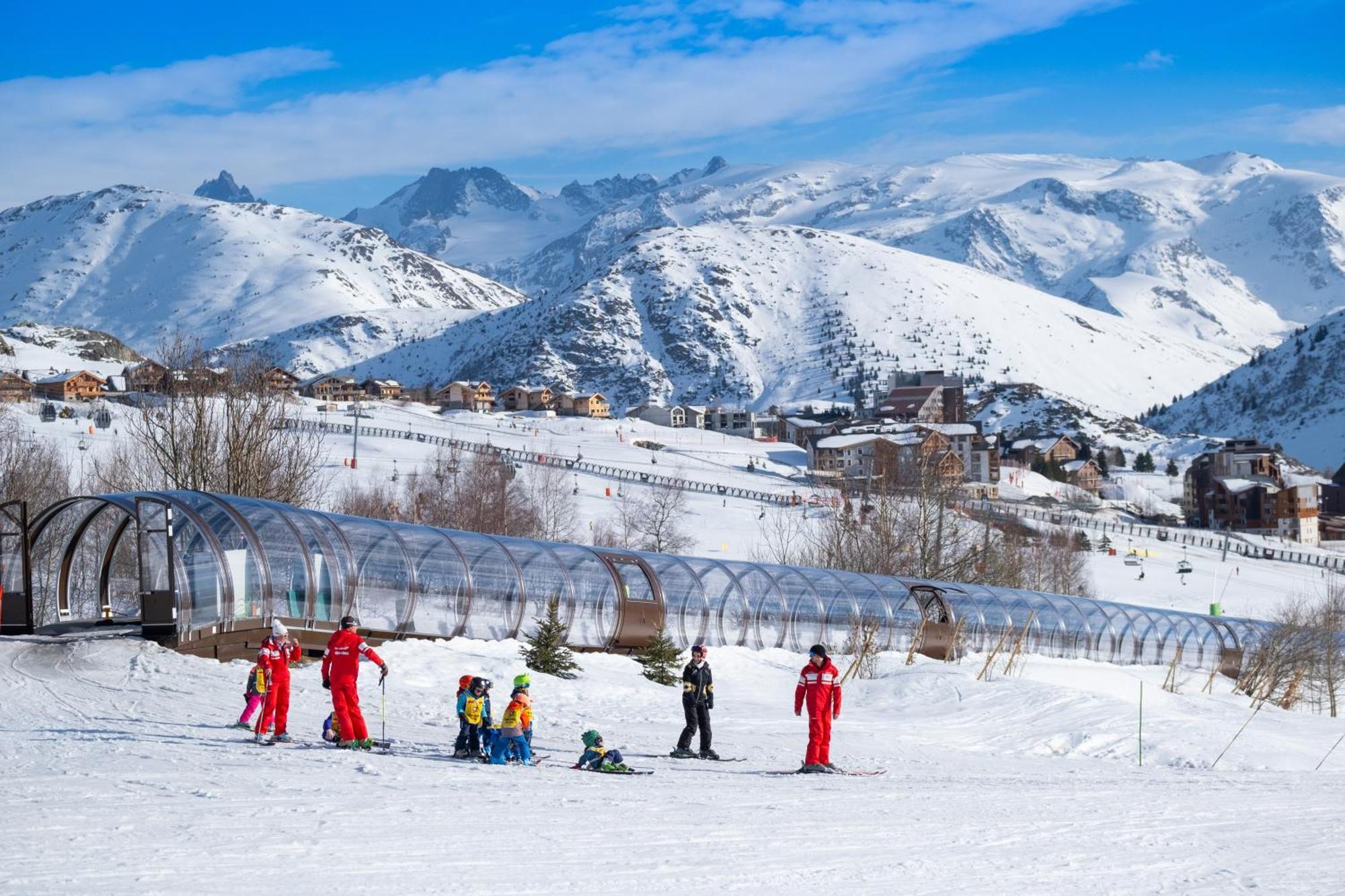 Hotel Club Mmv Les Bergers **** Alpe d'Huez Exterior foto