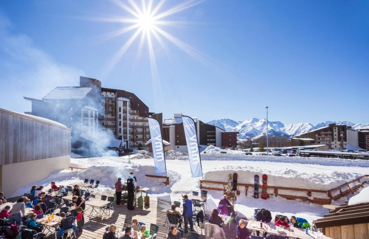 Hotel Club Mmv Les Bergers **** Alpe d'Huez Exterior foto